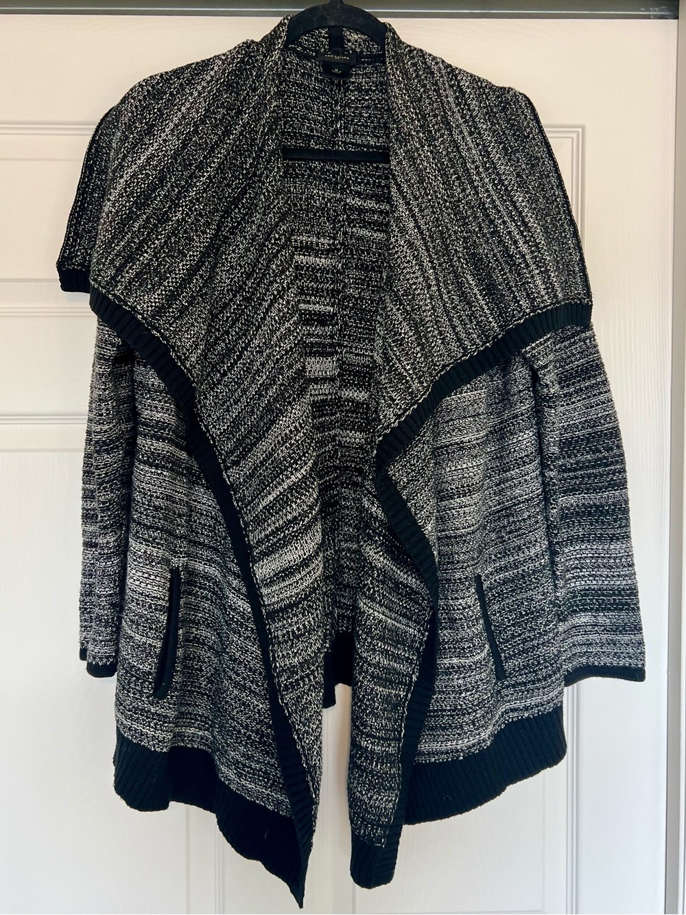 Ann Taylor Black & White Cardigan